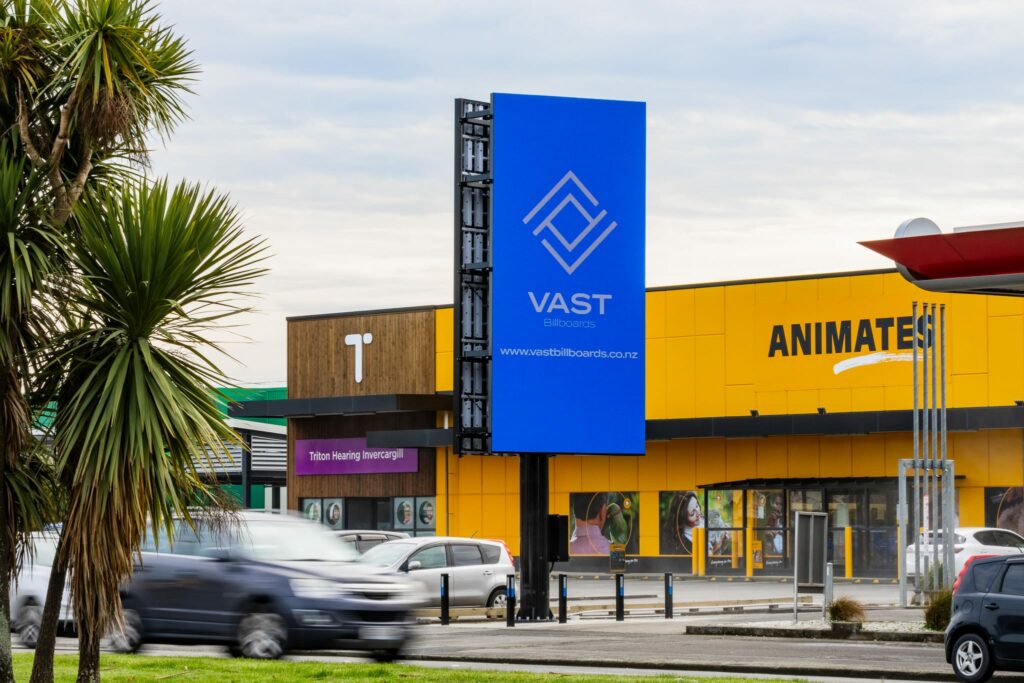 VAST Billboards light up Invercargill