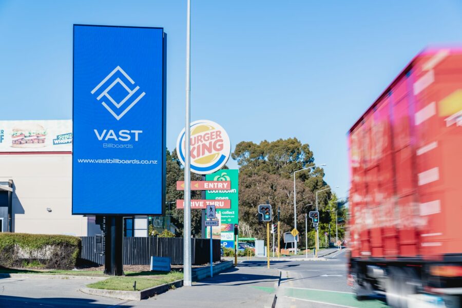 SH1 Ashburton | Sign Advertising | New Zealand | VAST Billboards