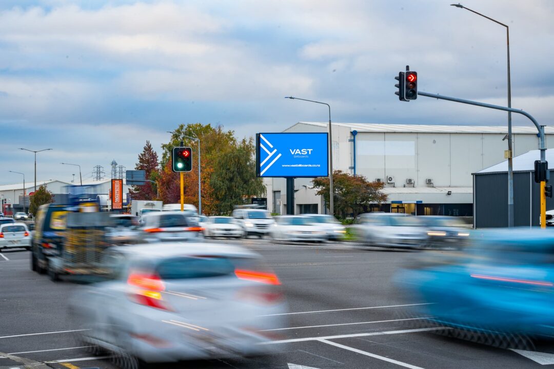 Blenheim Road Digital Signage Christchurch VAST Billboards