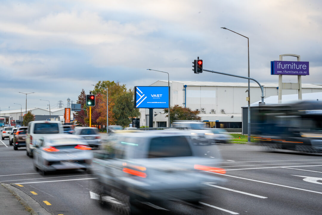 Blenheim Road Digital Signage Christchurch VAST Billboards