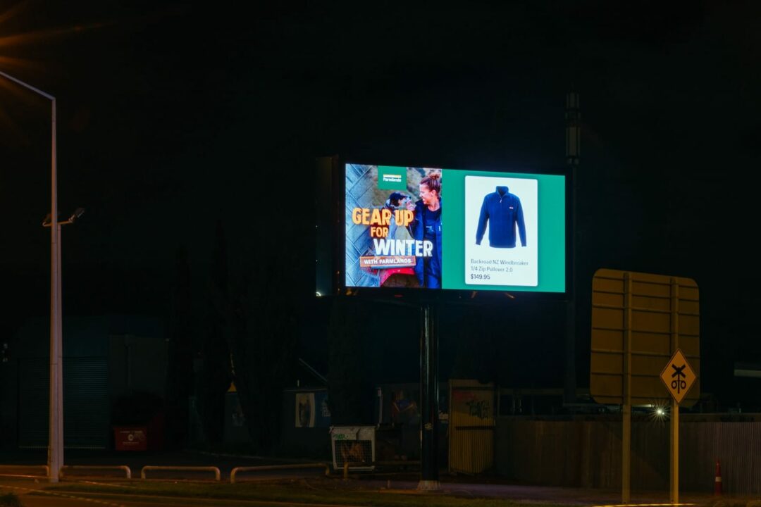 VAST Billboards Hornby Farmlands Signage in Christchurch